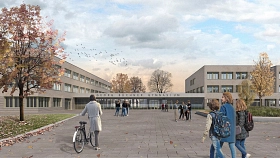 Erweiterung des Georg-Büchner-Gymnasiums - Neuer Haupteingang