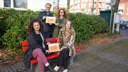 Bleibendes Symbol gegen Gewalt an Frauen:&nbsp;&copy;&nbsp;Stadt Seelze