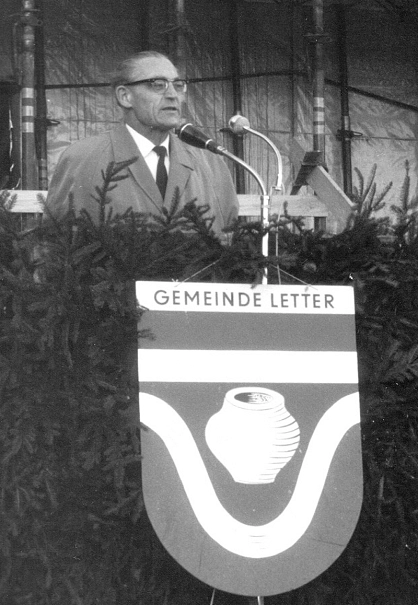 Bürgermeister Hermann Röber 1965