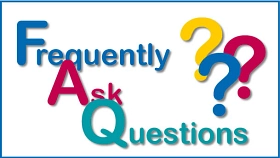 FAQ Button mit Fragezeichen