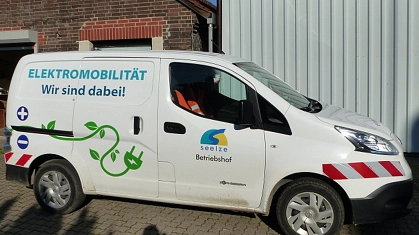 E-Auto Betriebshof&nbsp;&copy;&nbsp;Stadt Seelze