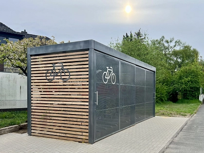 Neue Fahrradgaragen am Bahnhof Dedensen/Gümmer&nbsp;&copy;&nbsp;Stadt Seelze