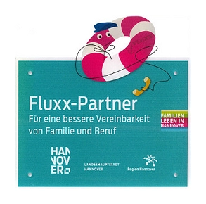 Schild Fluxx-Partner&nbsp;&copy;&nbsp;Region Hannover