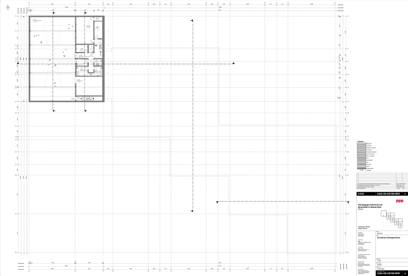 GS-Seelze-Süd Grundriss-Untergeschoss&nbsp;&copy;&nbsp;Stadt Seelze