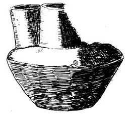 Zeichnung des Tüllengefäßes