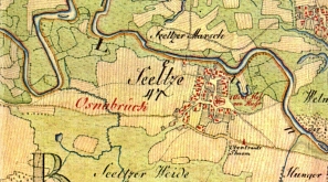 Karte von Seelze von 1781