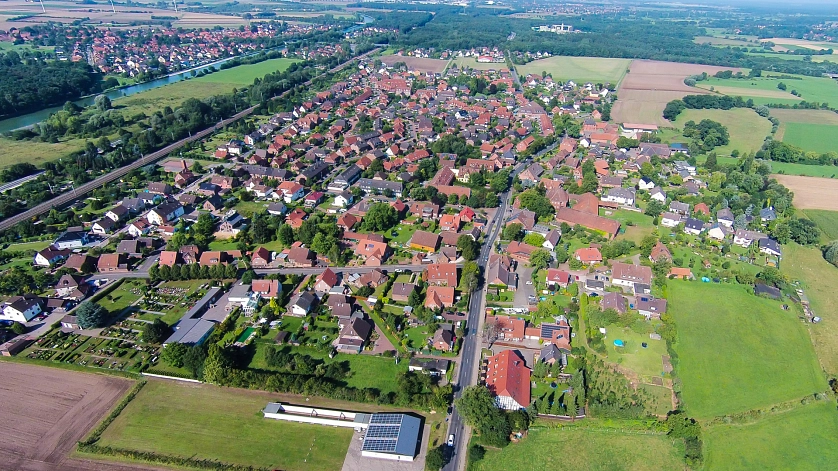 Luftbild von Gümmer 2015