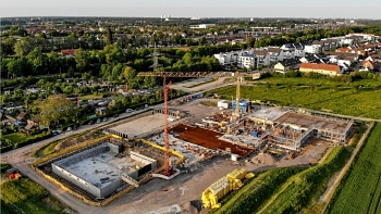 Neubau Grundschule Seelze Süd - Baustelle von oben
