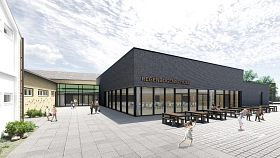 Regenbogenschule Aussenvisualisierung