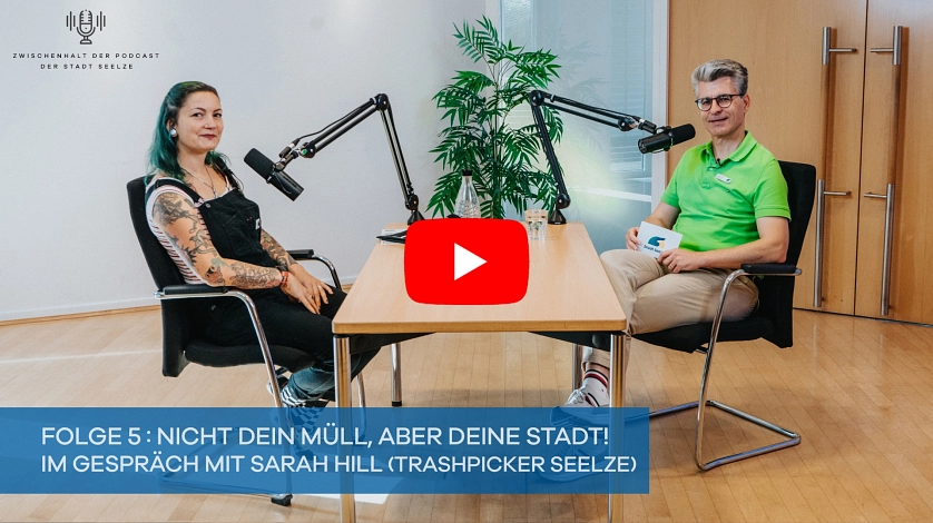 Zwischenhalt Folge 5 - Nicht dein Müll, aber deine Stadt! – mit Sarah Hill Trashpicker Seelze World CleanUp Month&nbsp;&copy;&nbsp;Stadt Seelze